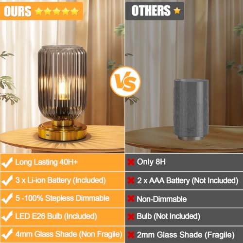 Cordless Table Lamp for Bedroom