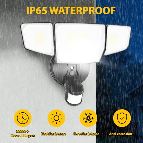 90W 10000LM LED Security Lights Motion Sensor Outdoor Lights