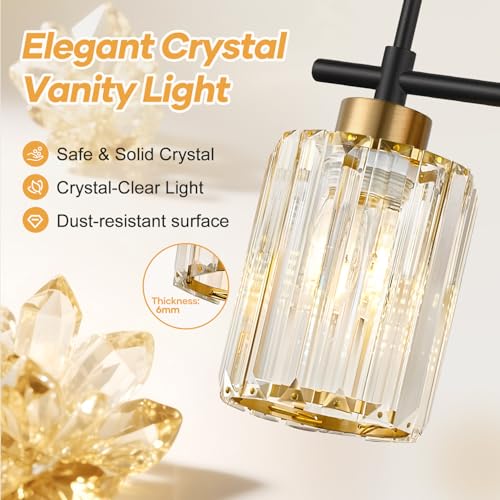 Modern Crystal Bathroom Vanity Light