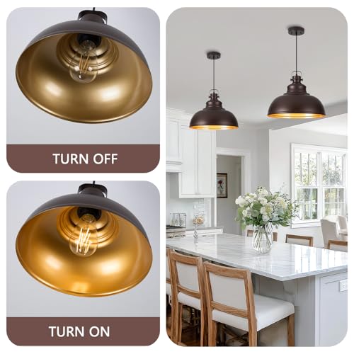 16 Inch Farmhouse Pendant Lights Kitchen Island
