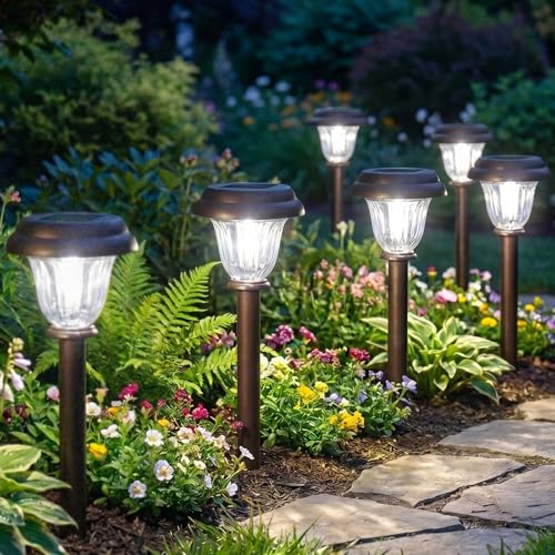 8 Pack Solar Lights Outdoor Pathway (8 Count)