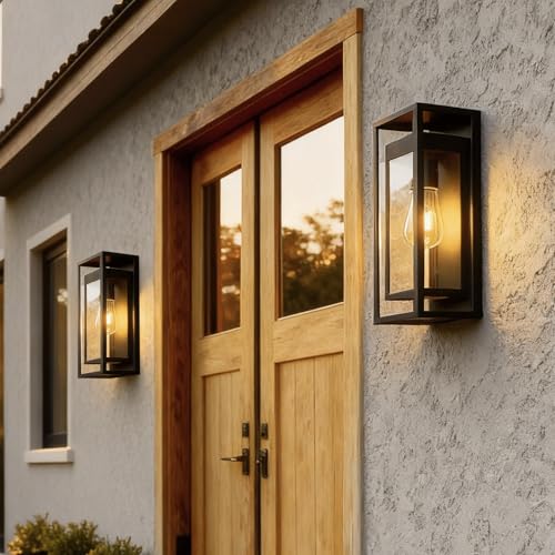 15" Outdoor Wall Lights 2 Pack Large Exterior Lighting Fixtures (2 Count)