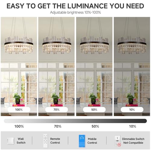 Modern LED Crystal Chandelier
