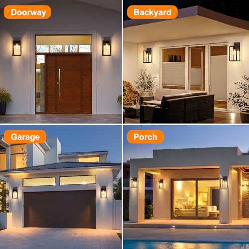 Dusk to Dawn Porch Light Fixtures (2 Count)