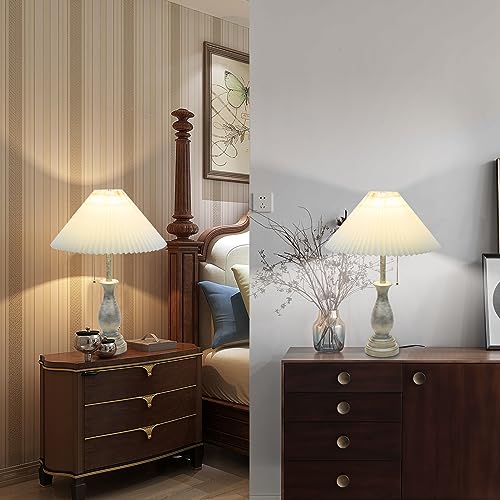 Farmhouse Table Lamp with Pull Chain Switch 3