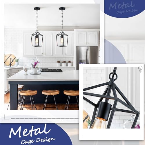 2 Pack Pendant Lights Kitchen Island (2 Count)