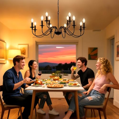 Farmhouse Chandelier for Dining Room