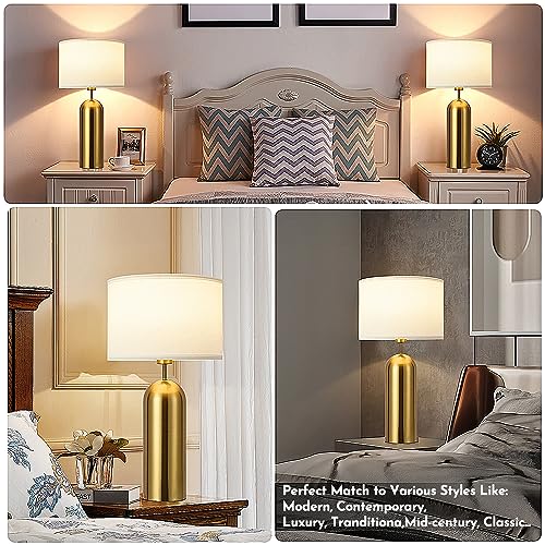 Gold Lamps Set of 2 Touch Control 3 (2 Count)