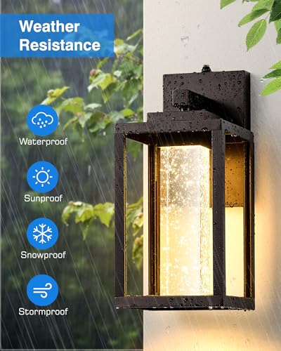 2 Pack Porch Lights Outdoor (2 Count)
