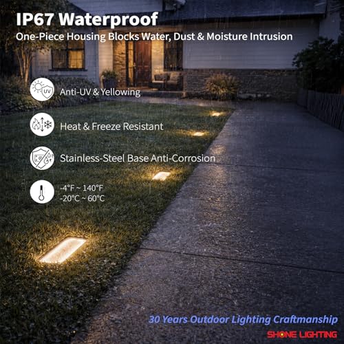 4x8 Solar Ground Lights (6 Count)