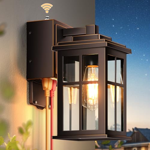 Dusk to Dawn Outdoor Light with Outlet