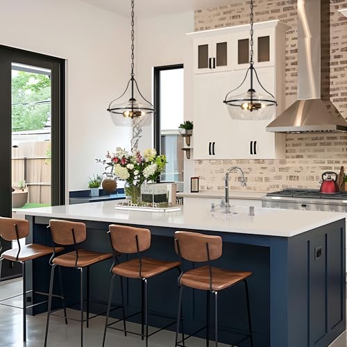 Black Glass Chandelier (3 Count)
