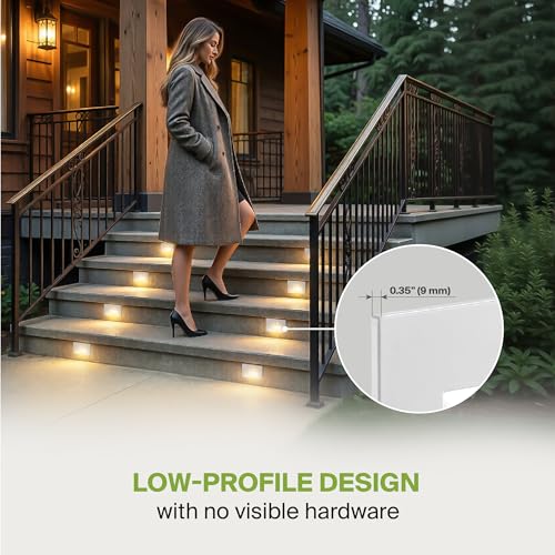 LED Recessed Step Light Fixture (12 Count)