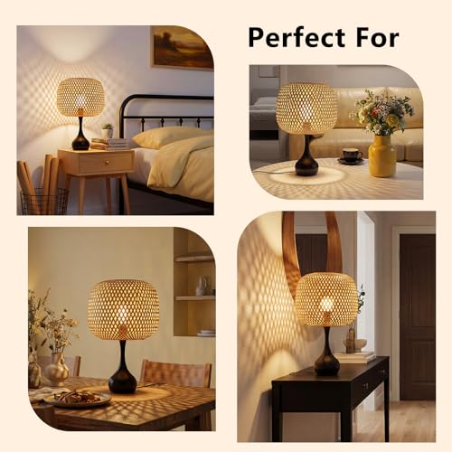 Touch Bedside Lamp for Bedroom
