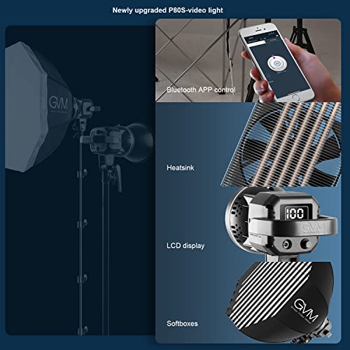 GVM 80W Photo Studio Lighting Kit
