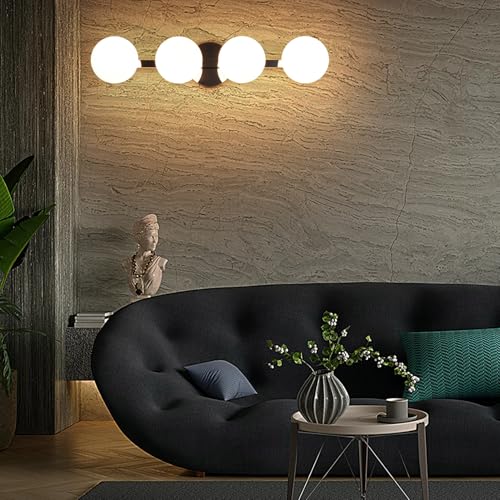 Chrome Globe Bathroom Vanity Light Fixtures