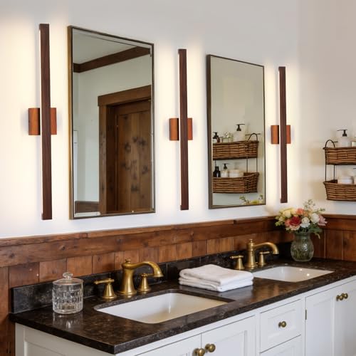 Modern Bathroom Light Fixtures Over Mirror