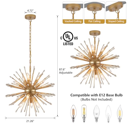 Modern Sputnik Chandelier (12 Count)