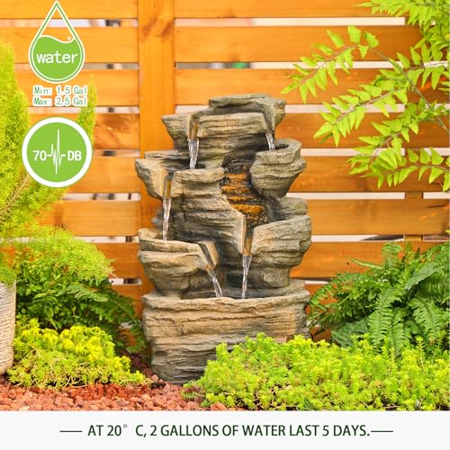 Outdoor Water Fountain 6 (352 Ounce)