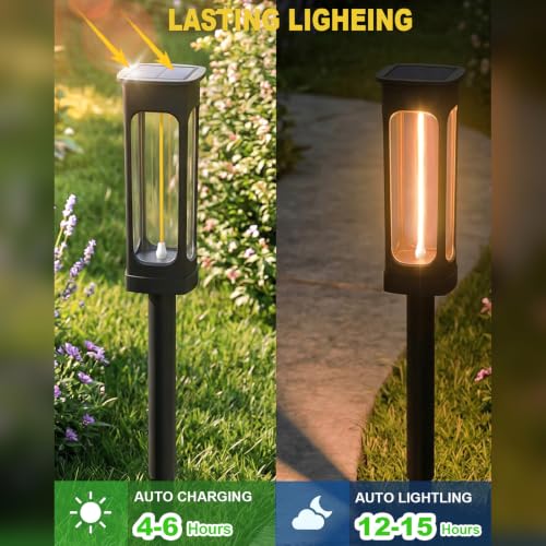 Solar Pathway Lights Outdoor (6 Count)