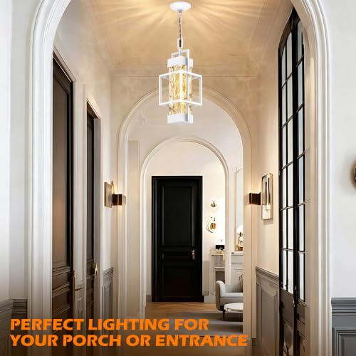 15'' White Outdoor Indoor Pendant Celing Light Fixture