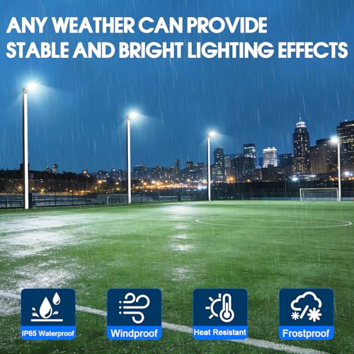200W LED Parking Lot Light Trunnion Mount 30000LM 5000K 3Pack (3 Count)