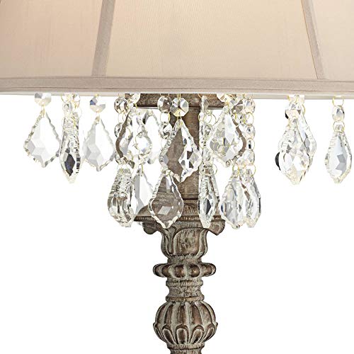 Duval 34" Large Buffet Table Lamps Set of 2 French Candlestick Bronze (2 Count)