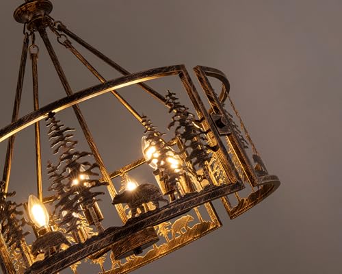 Rustic Chandeliers for Dining Room