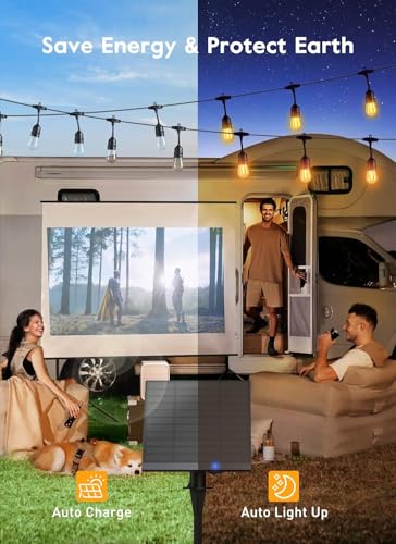 55FT Solar String Lights Outdoor