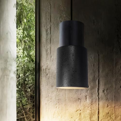 Black Pendant Lights Kitchen Island Cement