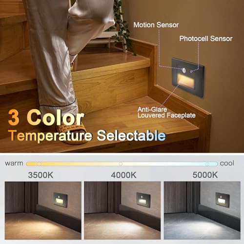 4 Pack Horizontal LED Step Lights