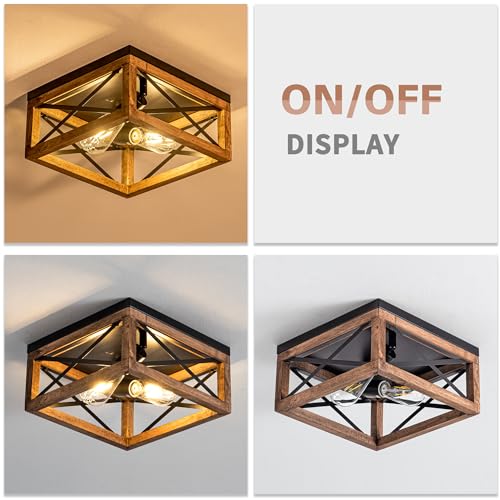 Flush Mount Ceiling Light Fixture for Kitchen Hallway