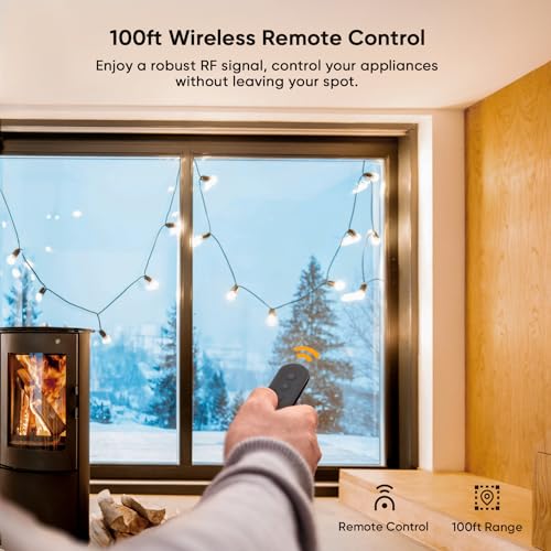 Dimmer Plug with 100FT Wireless Remote Control