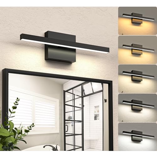 15.7 inch Black Bathroom Vanity Light