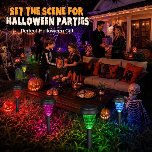 Solar Lights Outdoor Waterproof for Pathway (8 Count)
