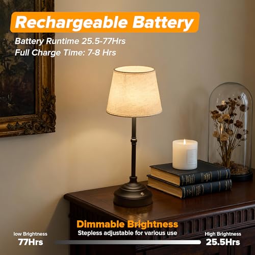 2 Pack Cordless Table Lamp
