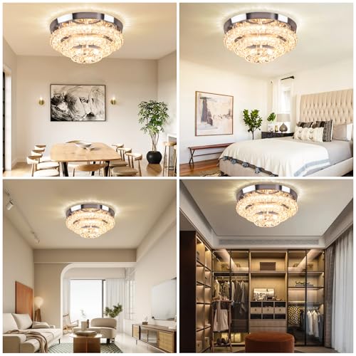 11.8" Crystal Ceiling Light