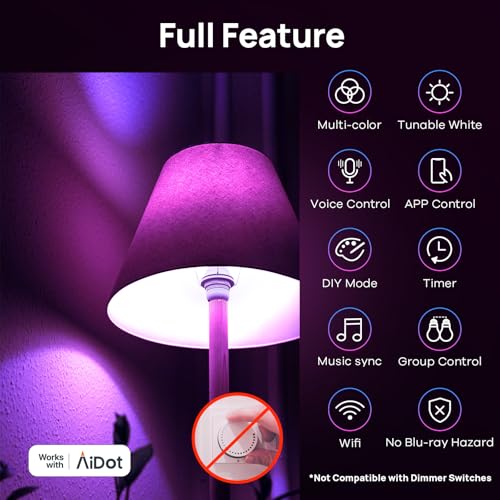 Matter Smart Light Bulbs (6 Count)