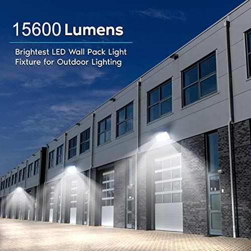 LED Wall Pack Light Size Update Dusk to Dawn Lighting 120W