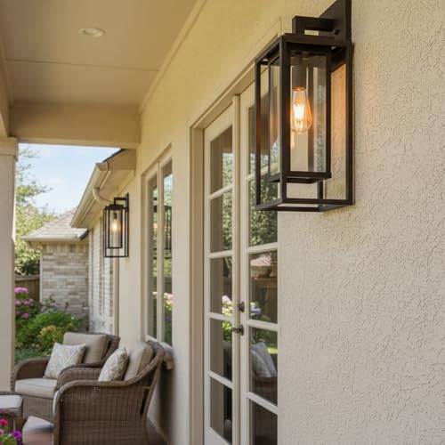 21" Double Cage Outdoor Wall Light