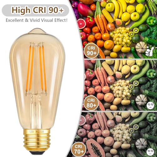 7W Dimmable LED Light Bulbs (6 Count)