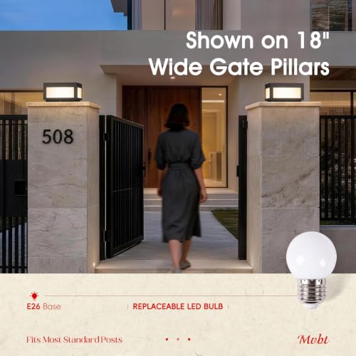 10" Solar Post Lights
