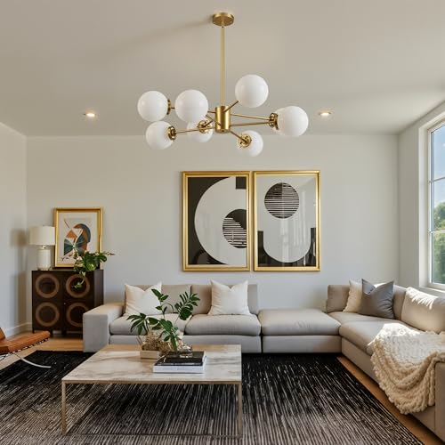 8 Light Sputnik Chandelier