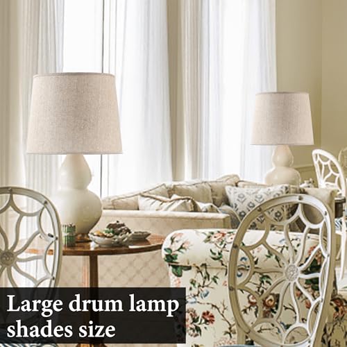 Drum Lamp Shades Larges 2 Pcs (2 Count)