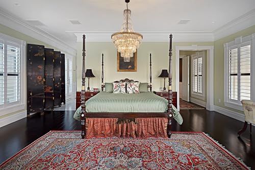 French Empire Crystal Chandelier for Entryway 11 Lights