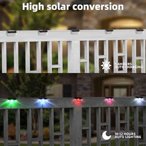 Solar Step Lights Outdoor (8 Count)