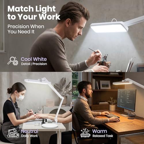 XL 2 500 Lumens 30W LED Task Lamp with Base