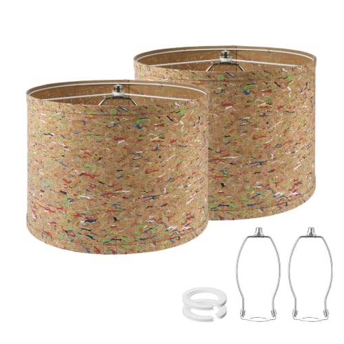 13x10 Inch Drum Lamp Shades set of 2 (2 Count)