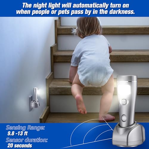 3 Pack 4 in 1 LED Emergency Lights for Home Power Failure (3 Count)