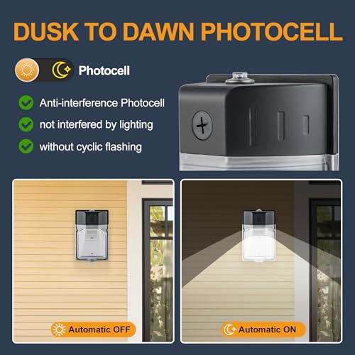 30W LED Wall Pack Light with Photocell 8Pack (8 Count)